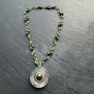 Jade Sterling Necklace